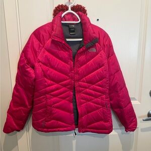 The North Face Women's Hot Pink Quilted Insulated Jacket